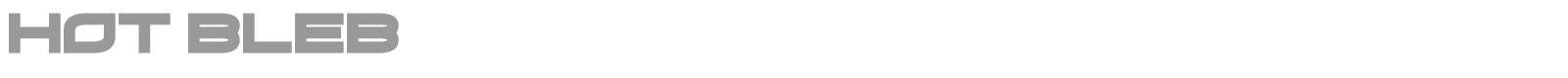 Hot Bleb font preview